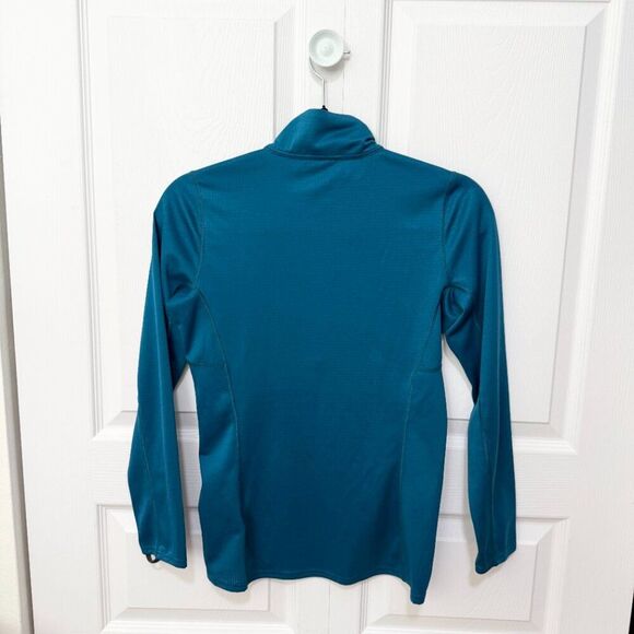 Women Patagonia Midweight Capilene Baselayer 1/4 Zip Pullover Marine Blue XXS - Picture 3 of 10